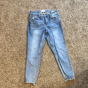 Dear John Light Blue Women's Slim Girlfriend Aiden Jeans